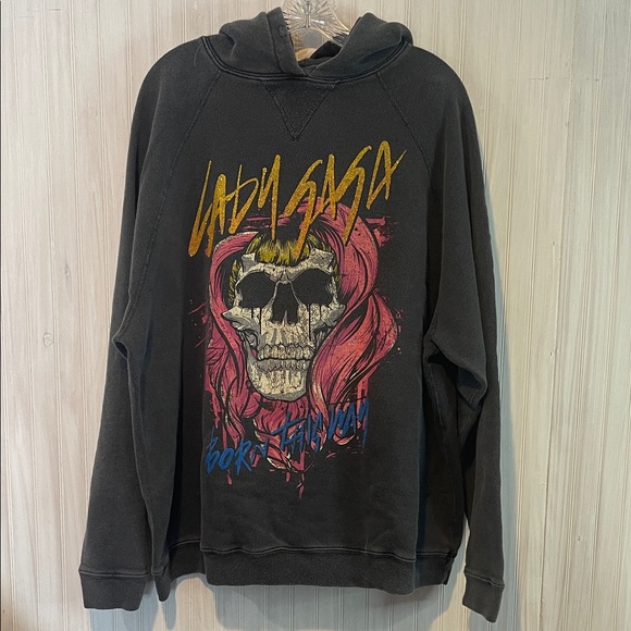 MadeWorn Tops - MADEWORN LADY GAGA BORN THIS WAY HOODIE MEDIUM